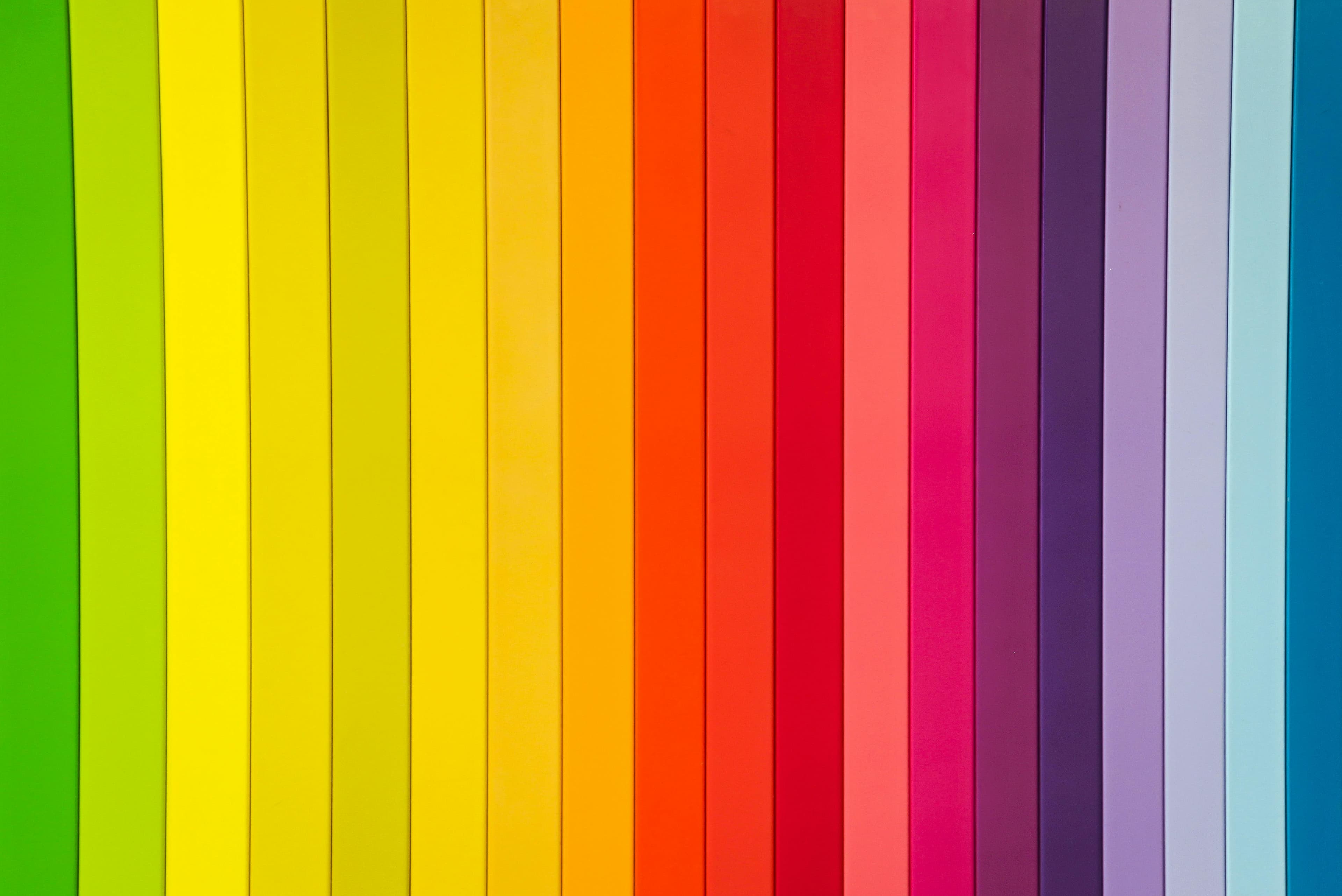 Rainbow graphic design hero image
